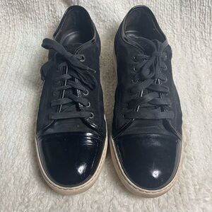 Lanvin Black and White Men's Sneakers